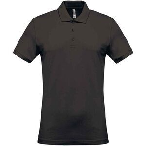 Kariban Mens Pique Polo Shirt / Dark Grey
